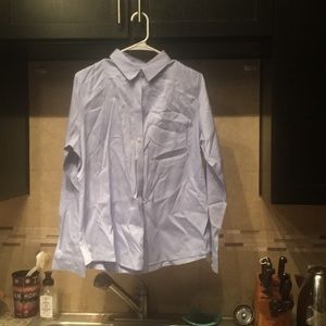 Blue Professional Collared Shirt